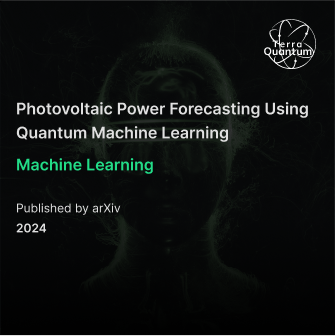 Photovoltaic Power Forecasting Using Quantum Machine Learning