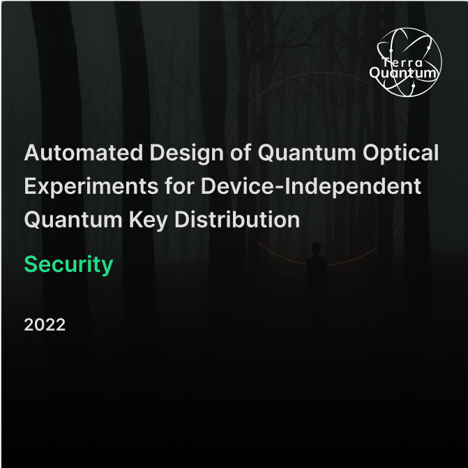 Automated Design of Quantum Optical Experiments for Device Independent Quantum Key Distribution