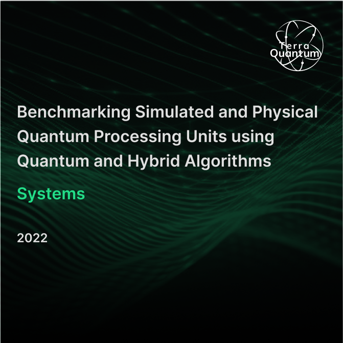 Benchmarking Simulated and Physical Quantum Processing Units Using Quantum and Hybrid Algorithms
