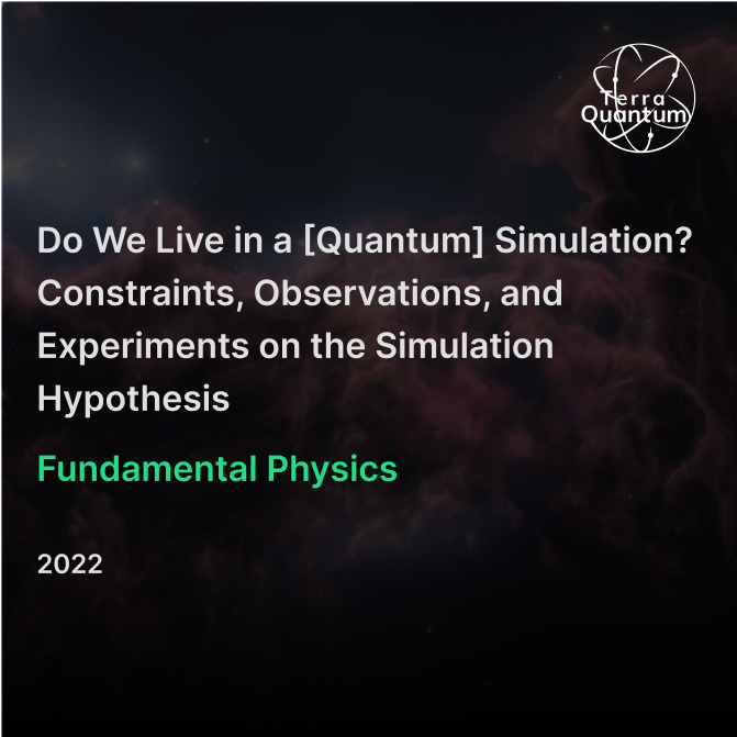 Do We Live in a Quantum Simulation Constraints, Observations, and Experiments on the Simulation Hypothesis