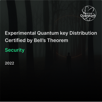 Experimental Quantum Key Distribution Certified by Bell's Theorem