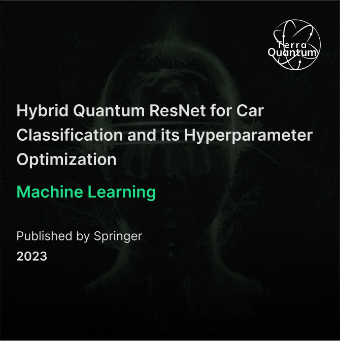 Hybrid Quantum Res Net for Car Classification and Its Hyperparameter Optimization
