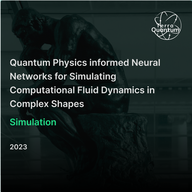 Quantum Physics Informed Neural Networks for Simulating Computational Fluid Dynamics in Complex Shapes